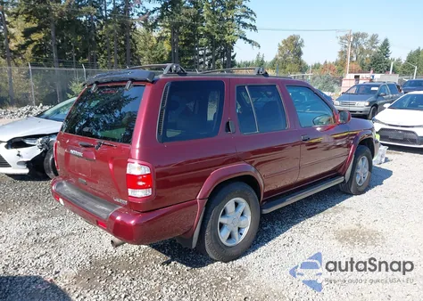 2001 Nissan Pathfinder Le from USA, damaged, VIN JN8DR07Y71W531928